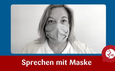 Sprechen mit Maske