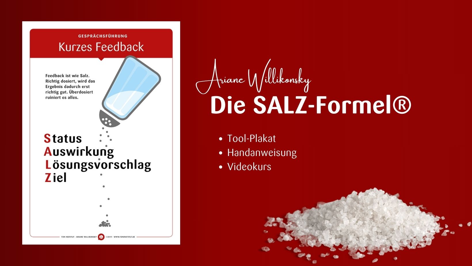 Feedback geben mit der SALZ Formel - Ariane Willikonsky